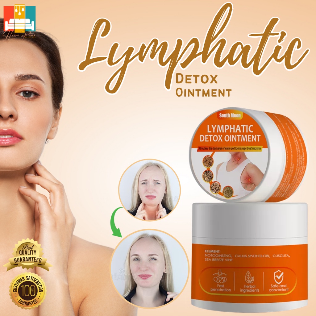 Original Lymphatic Detox Cream Neck Lymph Patch Anti Swelling Herbs Ointment Armpit Lymph Nodes 6448