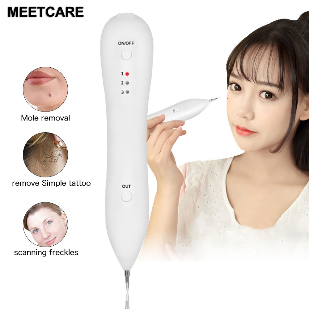 MEETCARE Laser Freckle Removal Machine Skin Mole Dark Spot Remover Face