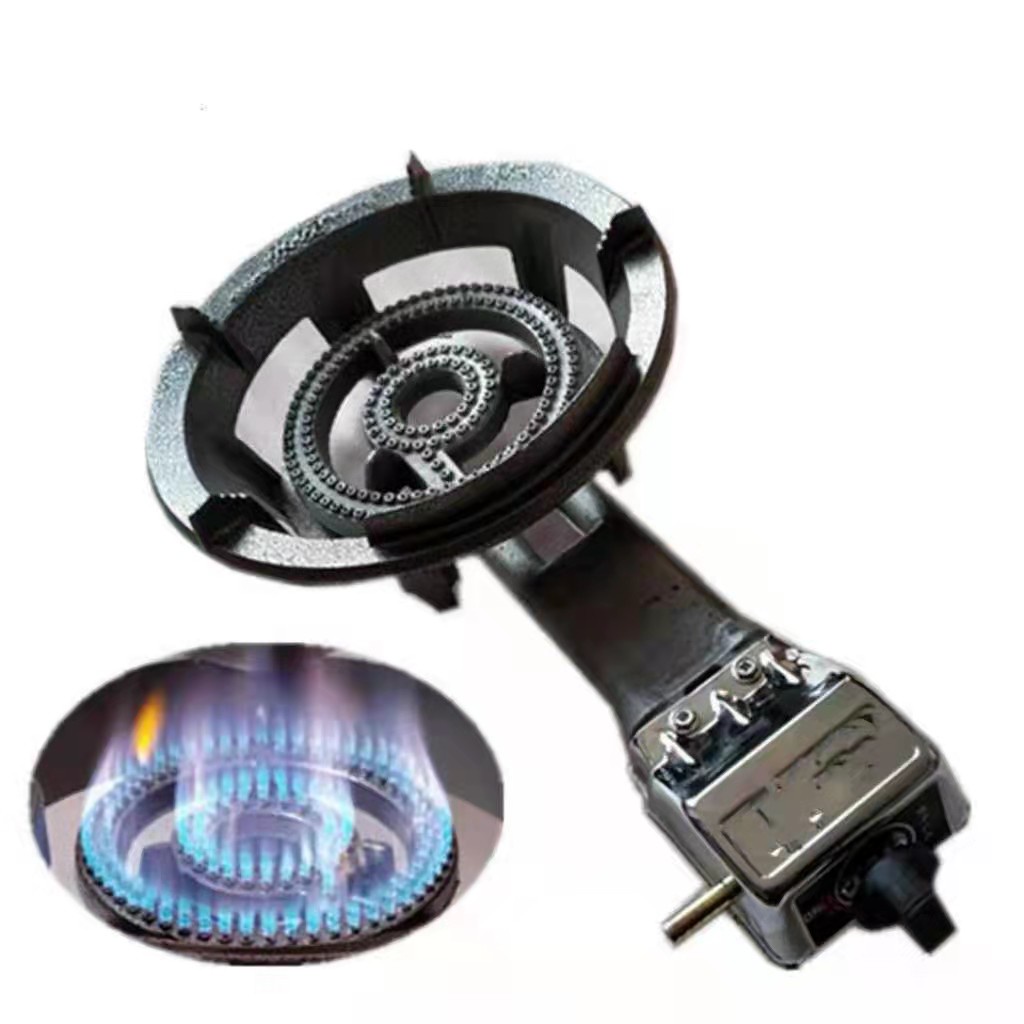 Kitchen Protable Gas Stove Large High Pressure Propane Burner Heavy