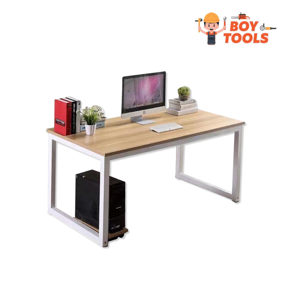 BOY TOOLS Office desk 1.6CM thick solid wood computer desk durable