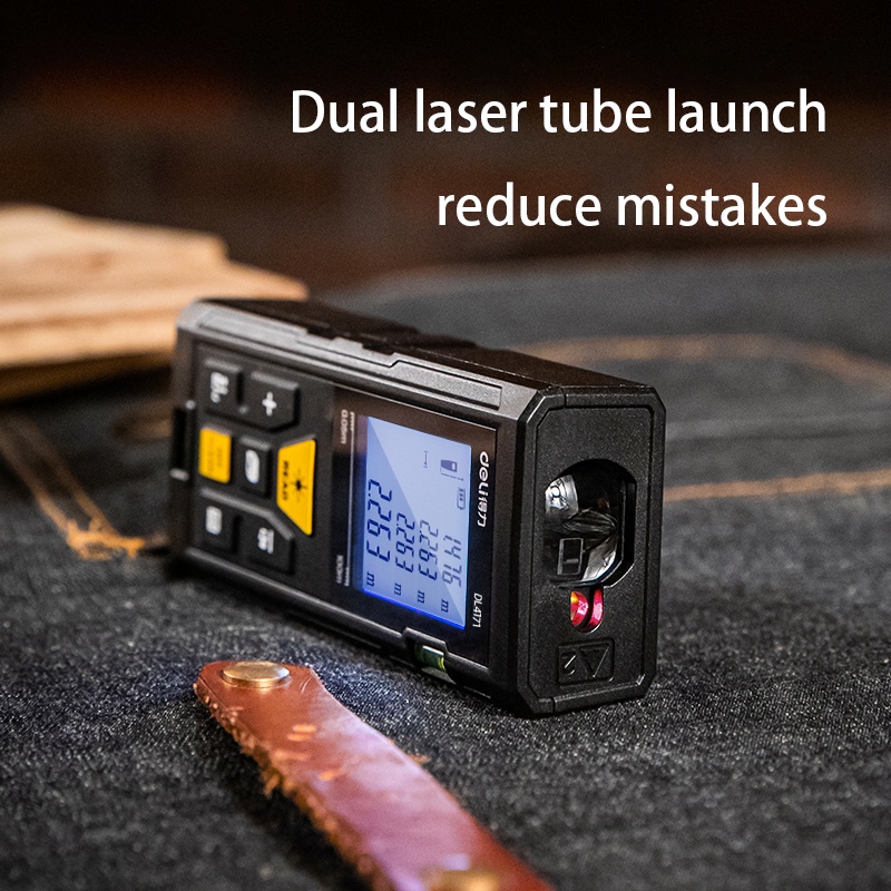 Deli Tool 100M/80M Handheld Laser Range Finder High Precision ...