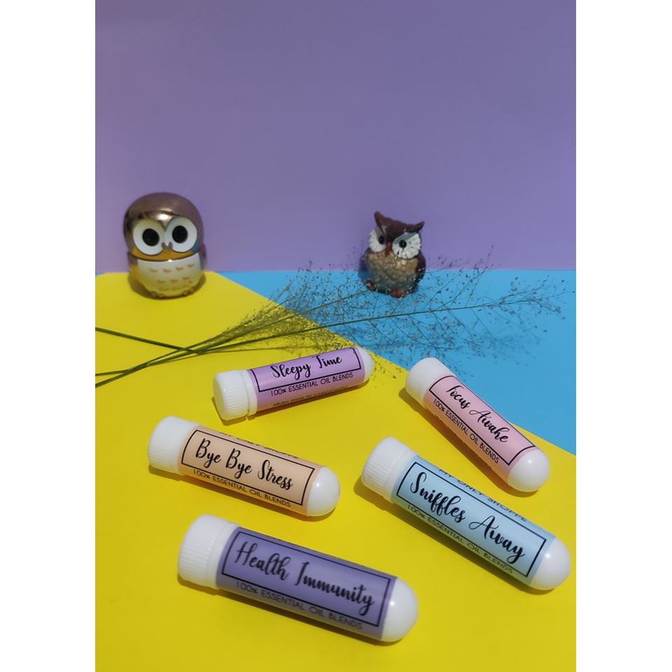 Essential Oil Inhaler 100 EO blends guaranteed. Shopee Philippines