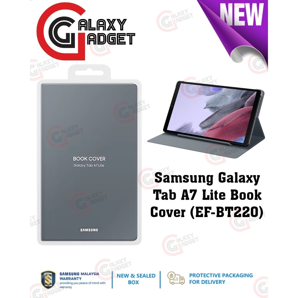 Original Samsung Galaxy Tab A7 Lite Book Cover (EFBT220) Shopee