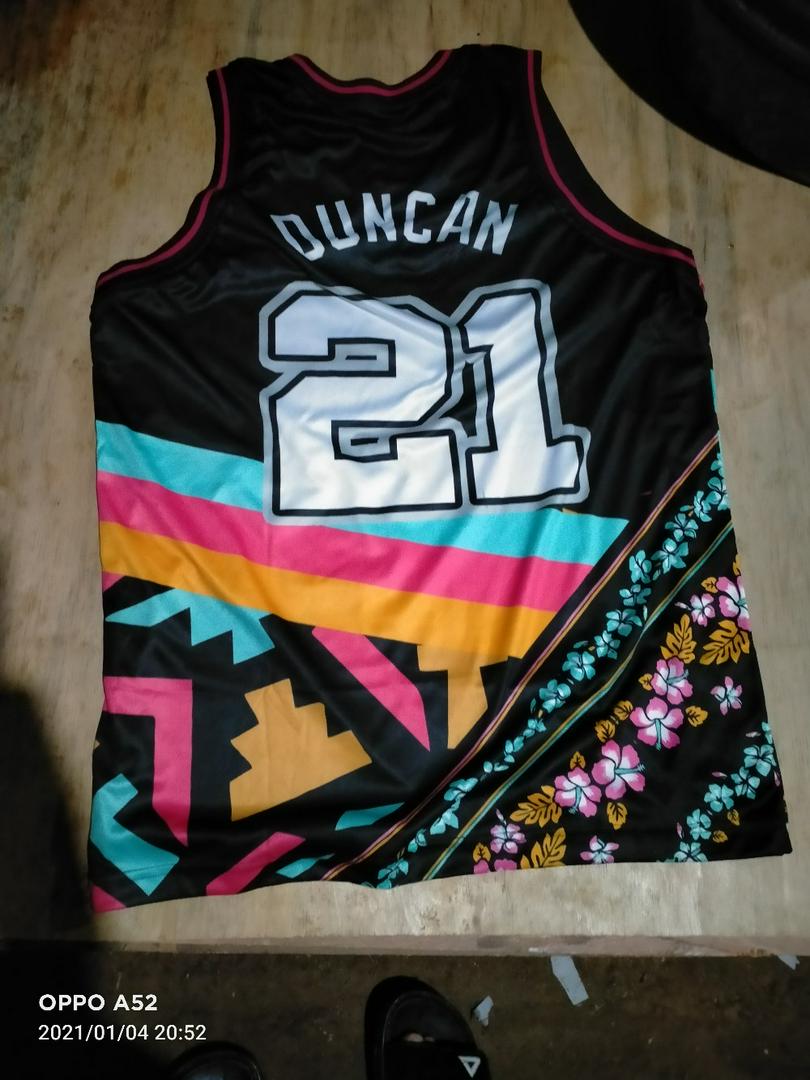 Duncan 20-21 Retro Spurs City Edition Jersey
