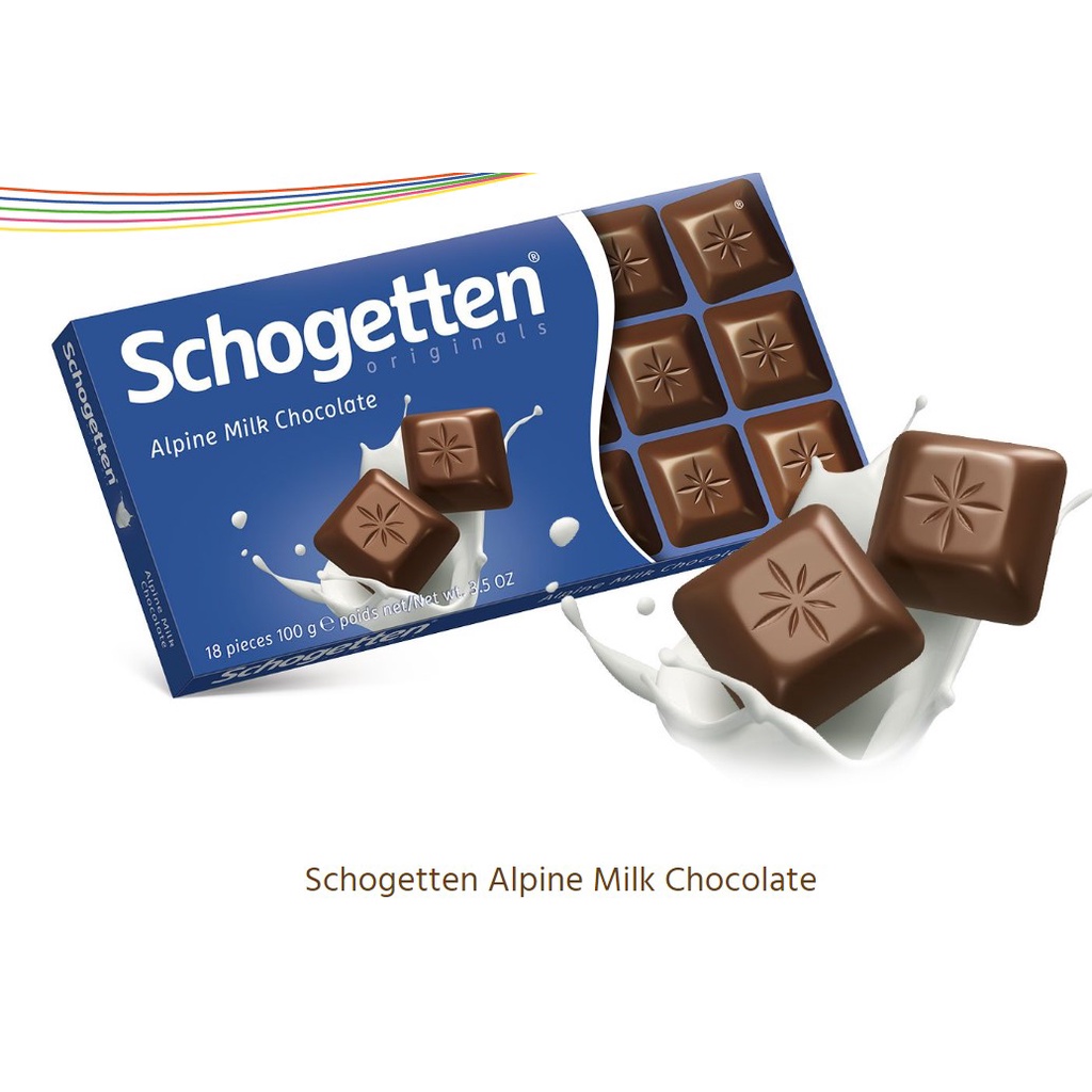 CHOCO FUN LUDWIG Schogetten Alpine Milk Chocolate/ Imported / Hazelnut