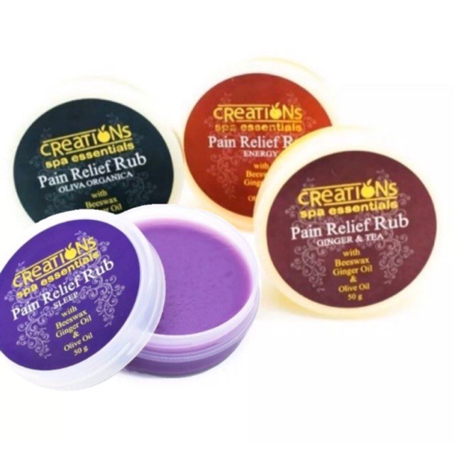 Creations Spa Essentials Pain Relief Rub (50g) Shopee Philippines