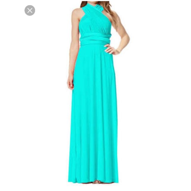 Tiffany blue store infinity dress