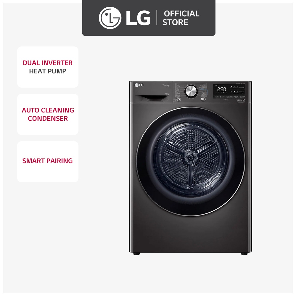 LG Dual Inverter Heat Pump 10kg Dryer RV10VHP2B Shopee Philippines