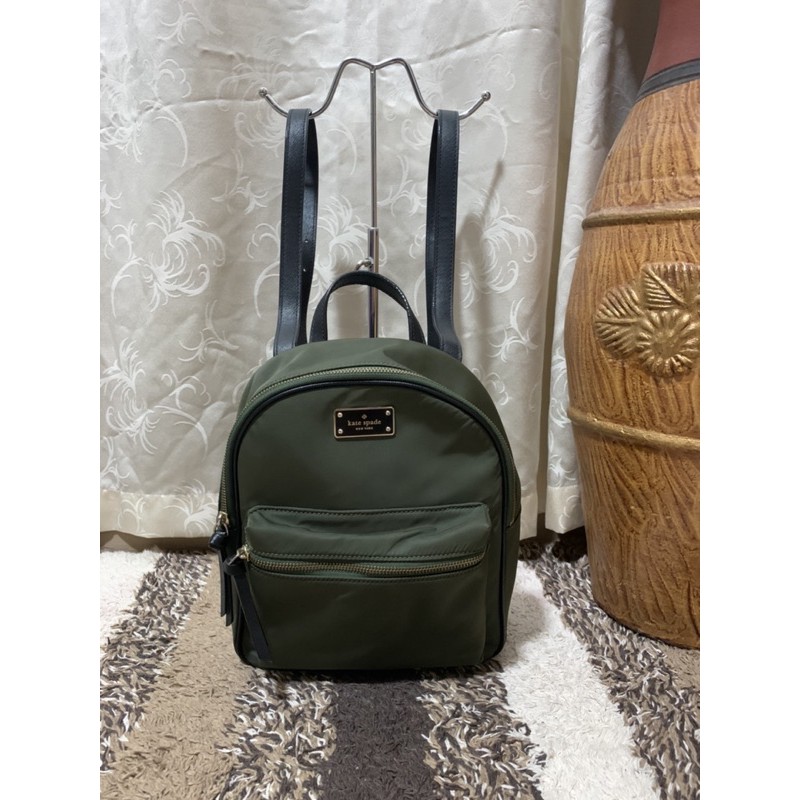 Kate spade olive hot sale green backpack