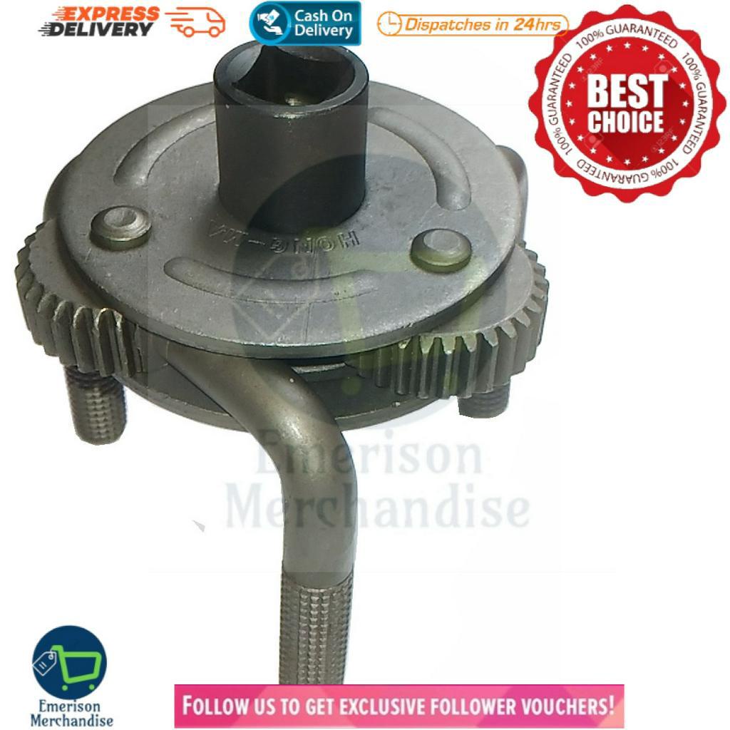 HM901 Universal 3 Jaw Adjustable Heavy Duty Oil Filter Ratchet Wrench