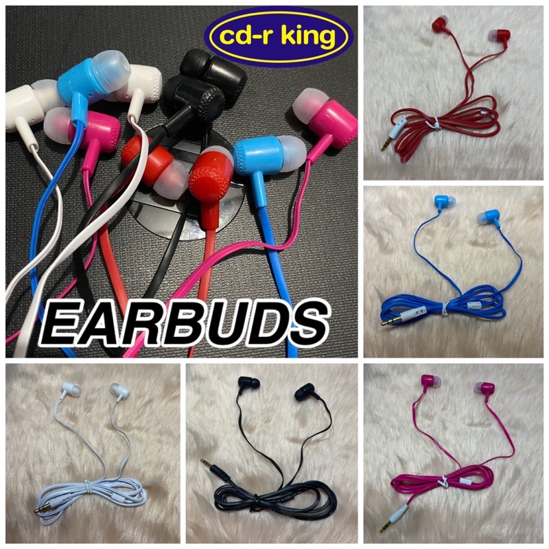 CDR King Earbuds EB 001 LC 3.5mm wired stereo earphone headset