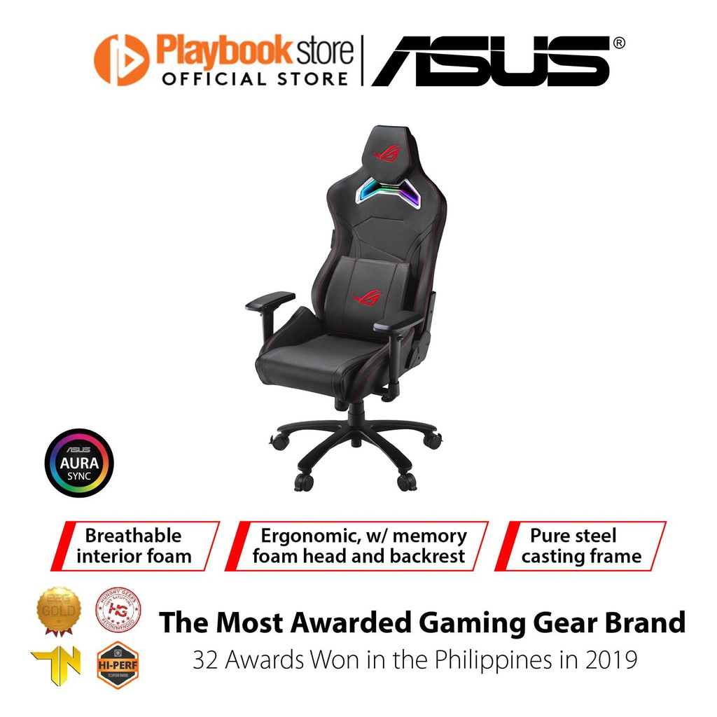 ASUS Rog Sl300C Chariot RGB With Tilt Mechanism & Durable Class 4 Gas ...