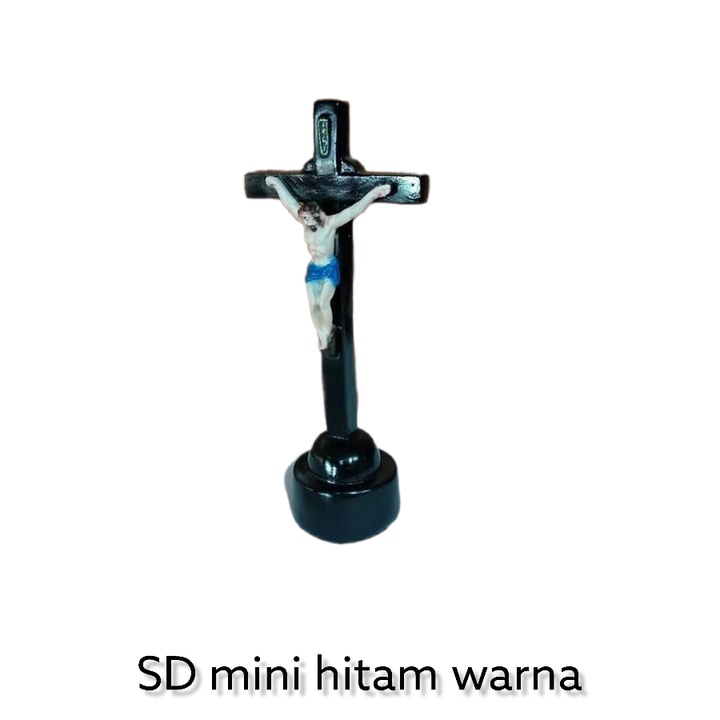 HITAM Sitting Cross/Mini Black Table Cross MMM006H15W/Standing Cross ...
