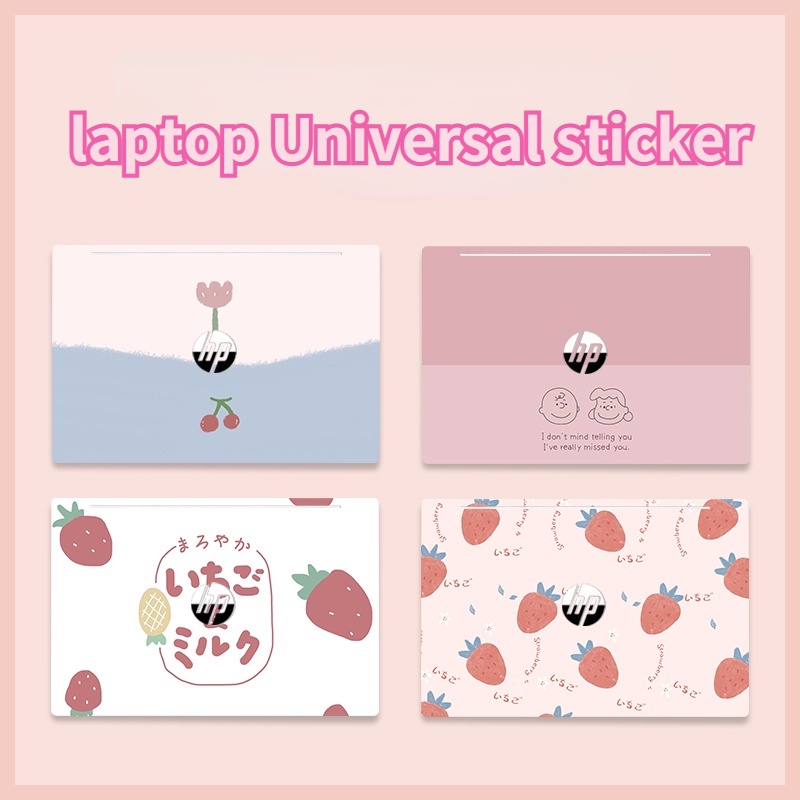Computer Stickers Laptop Skin Vinyl 2 Sides Laptop Skin for 11/12/13/14 ...