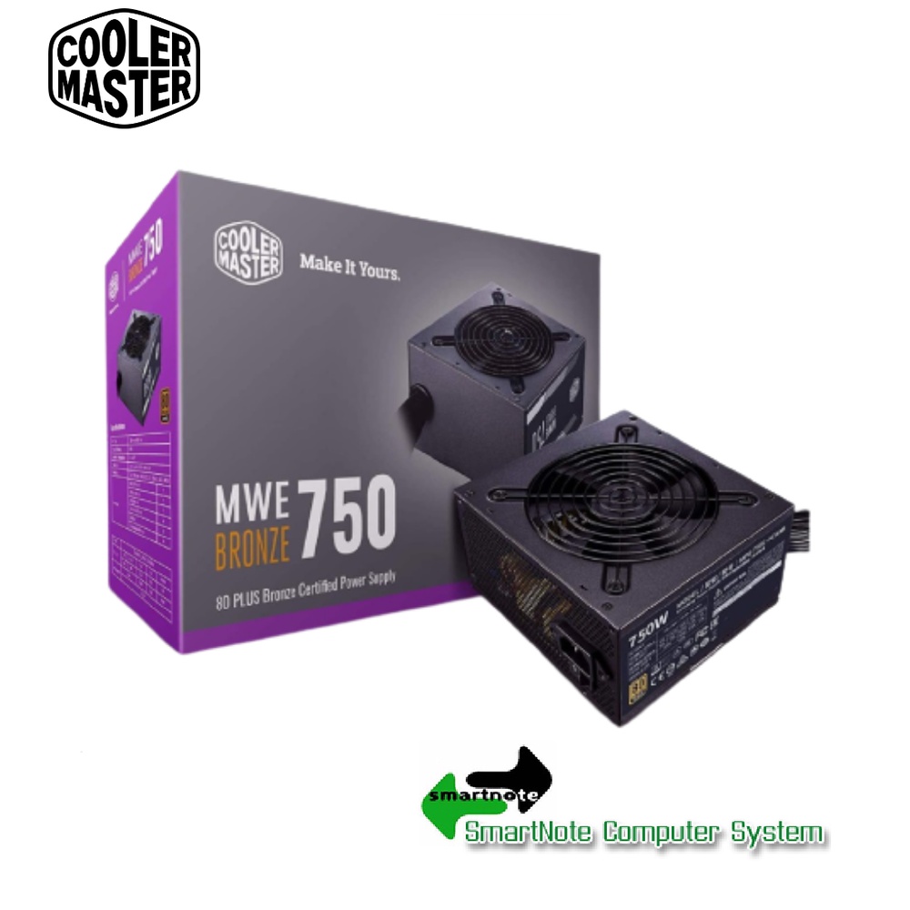 COOLER MASTER MWE 500~750 BRONZE - V2 230V 80 PLUS BRONZE CERTIFIED ...