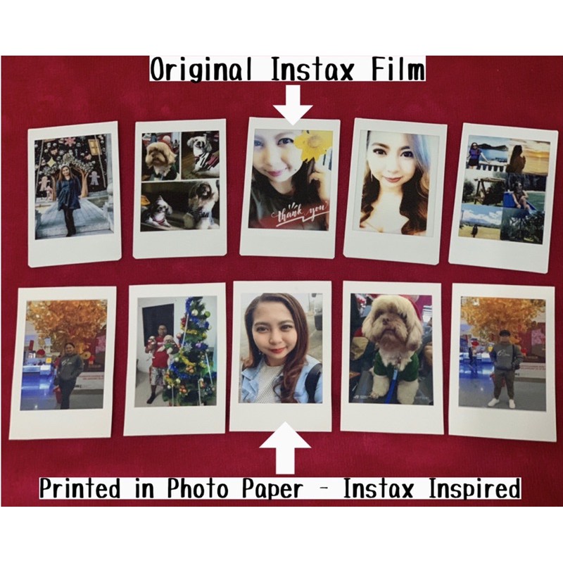 INSTAX INSPIRED PRINT - SOLD PER SET | Shopee Philippines