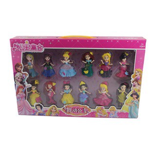 12 Disney Princess Model Toy Set | Shopee Philippines