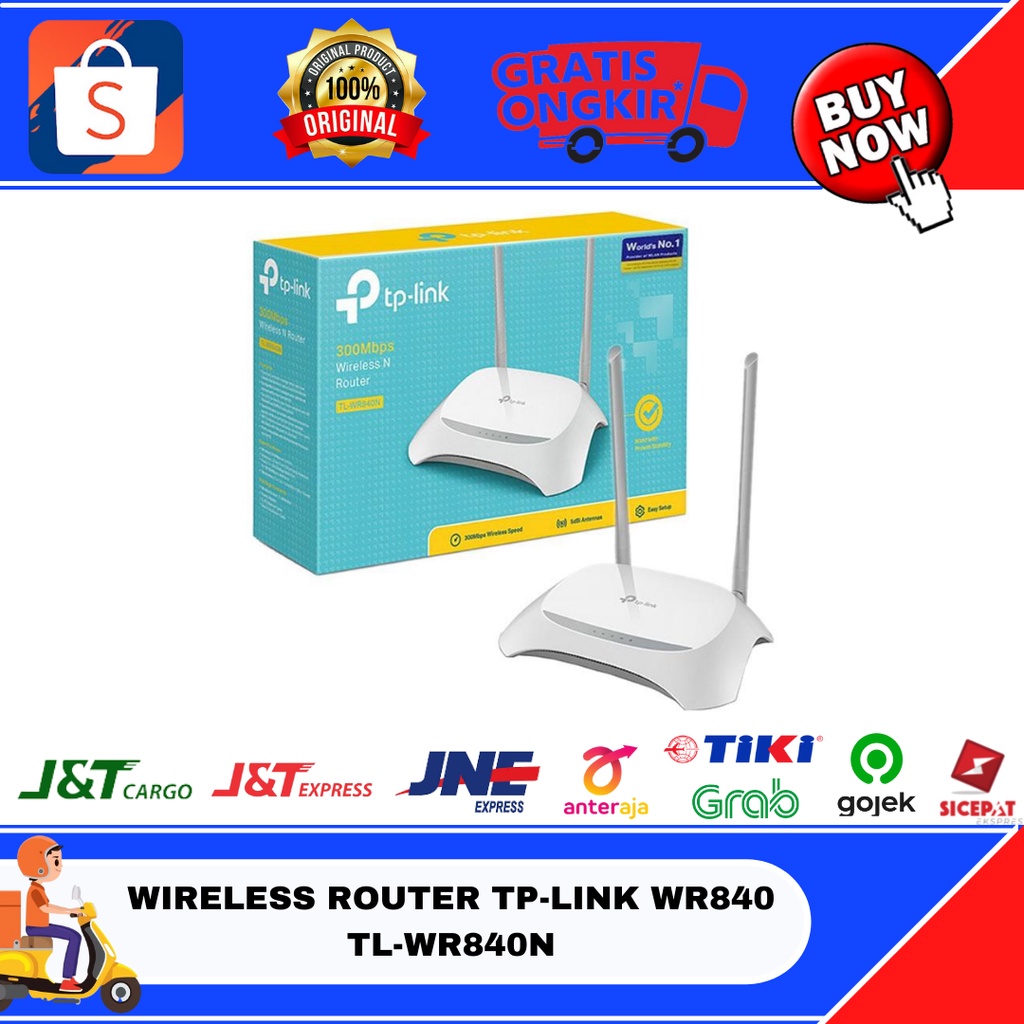 Wireless ROUTER TP-LINK WR840 TL-WR840N | Shopee Philippines