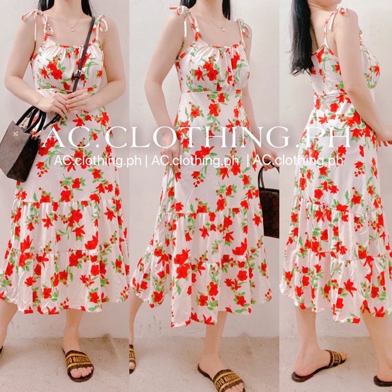 ALOHA RUFFLED MAXI DRESS | Shopee Philippines