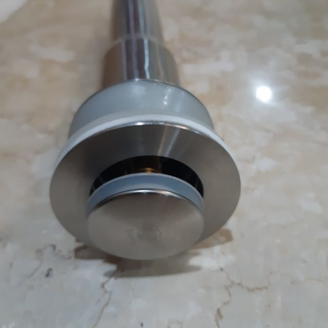 Stainless ss304 Strainer Push Button with Tail piece for Lavatory Wash ...