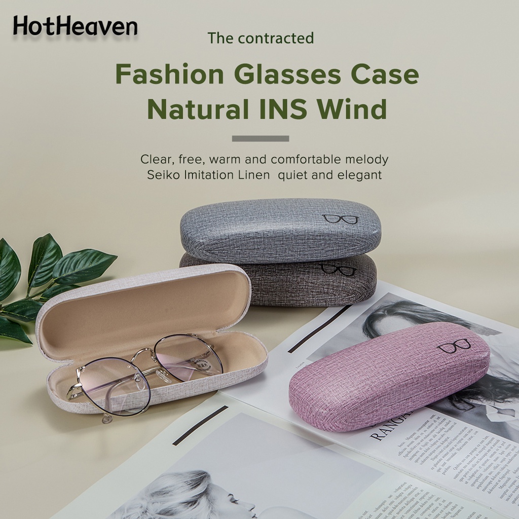 4 Colors Portable Polyester Fiber Unisex Hard Shell Eyewear Cases Fashion Sunglasses Eyeglasses Protective Iron Box