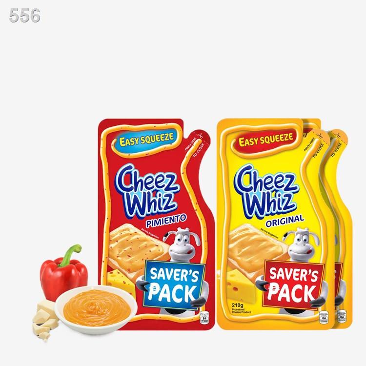 Cheez Whiz Original And Pimiento 210g Pouch Bundle Set Of 3 Shopee