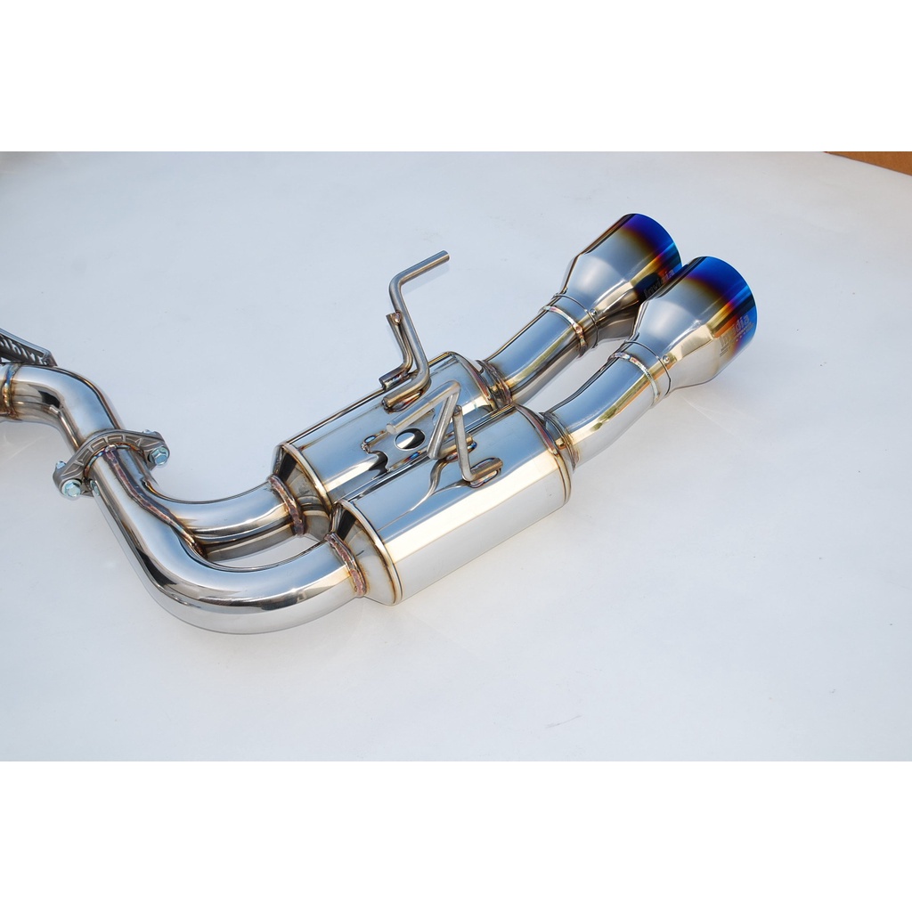 Invidia Gemini R400 Single Layer Cat Back Exhaust w/Titanium Burnt Tips ...