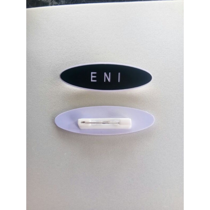 Oval Name tag/Oval Chest Name (Pin) | Shopee Philippines