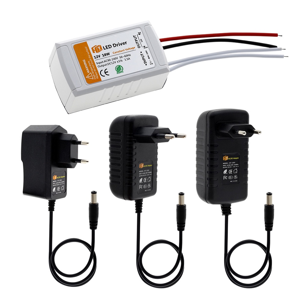 LED Adapter DC12V 1A 2A 3A Power Supply Lighting Driver for 12v Led ...