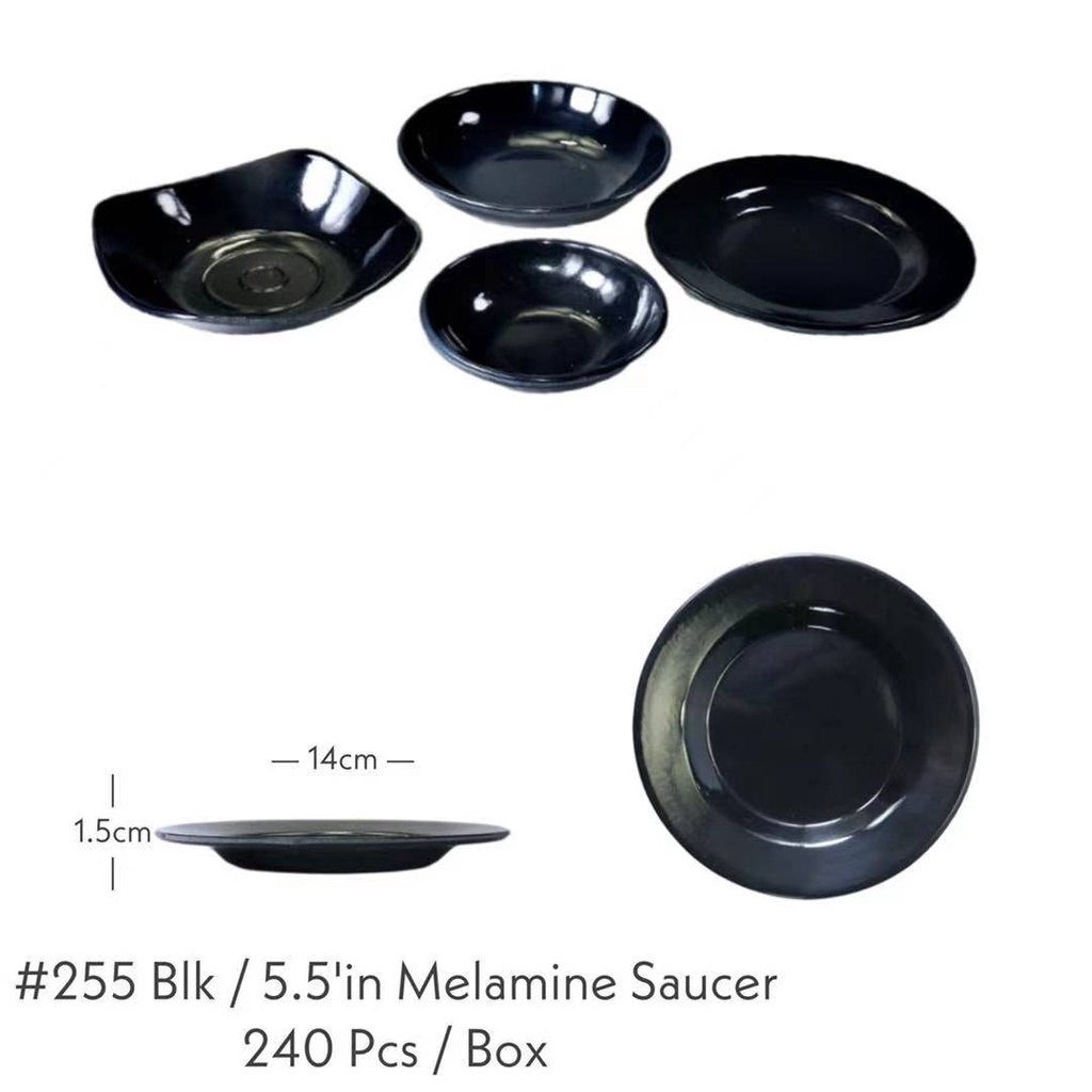 【lx♥saver 】japanese Style Black Stone Melamine Waredurable Heat Resistant Class Plate Bowl Cup 1894