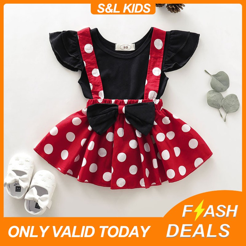 Polka Dot Dress Toddler Mouse Birthday Outfit Mouse Costume |  