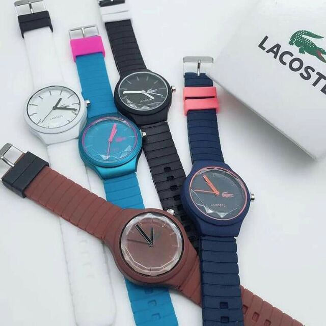 Lacoste Rubber Watch Free Box Battery Shopee Philippines