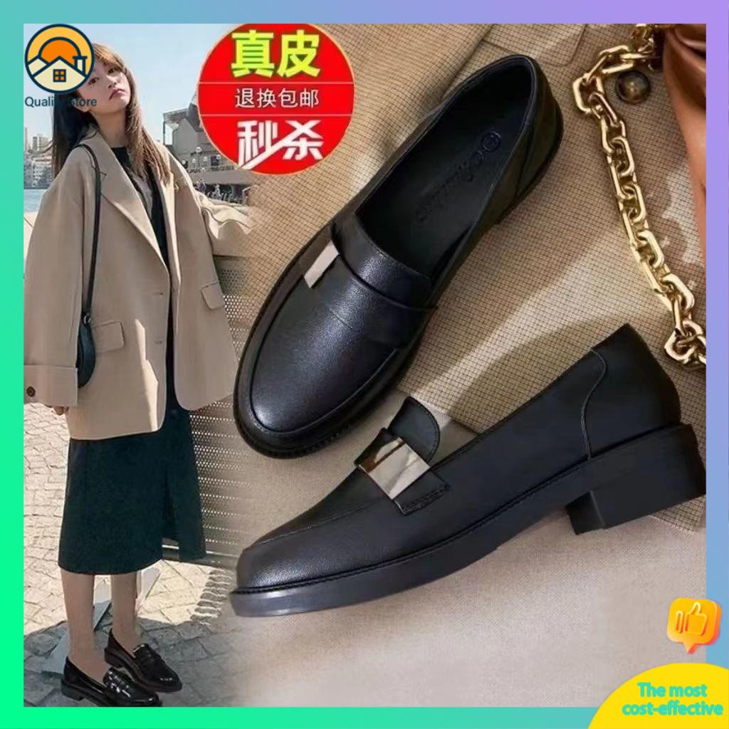easy soft shoes for women topsider for woman Female leather shoes