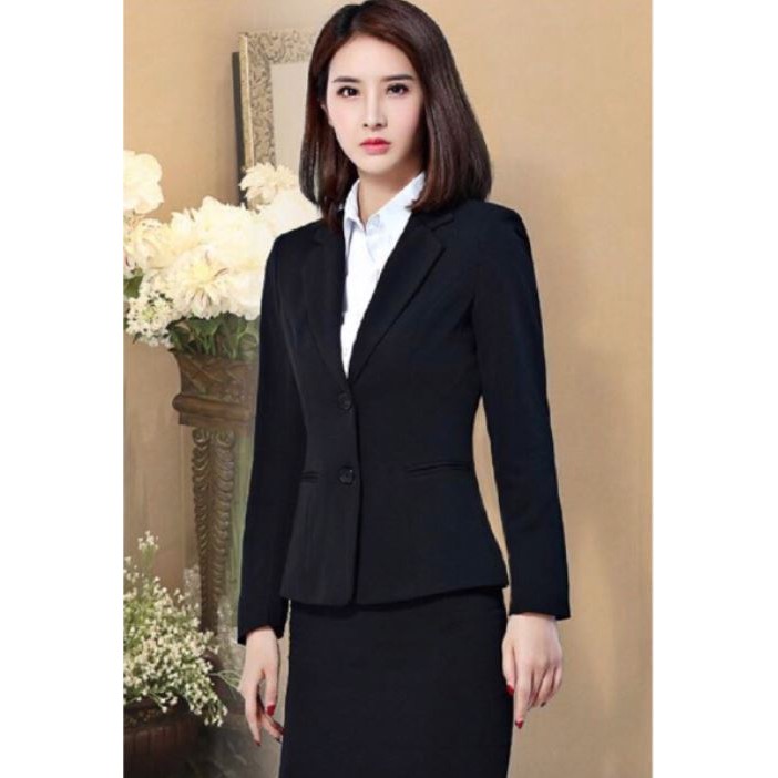 Formal Corporate Blazer and Skirt | Shopee Philippines