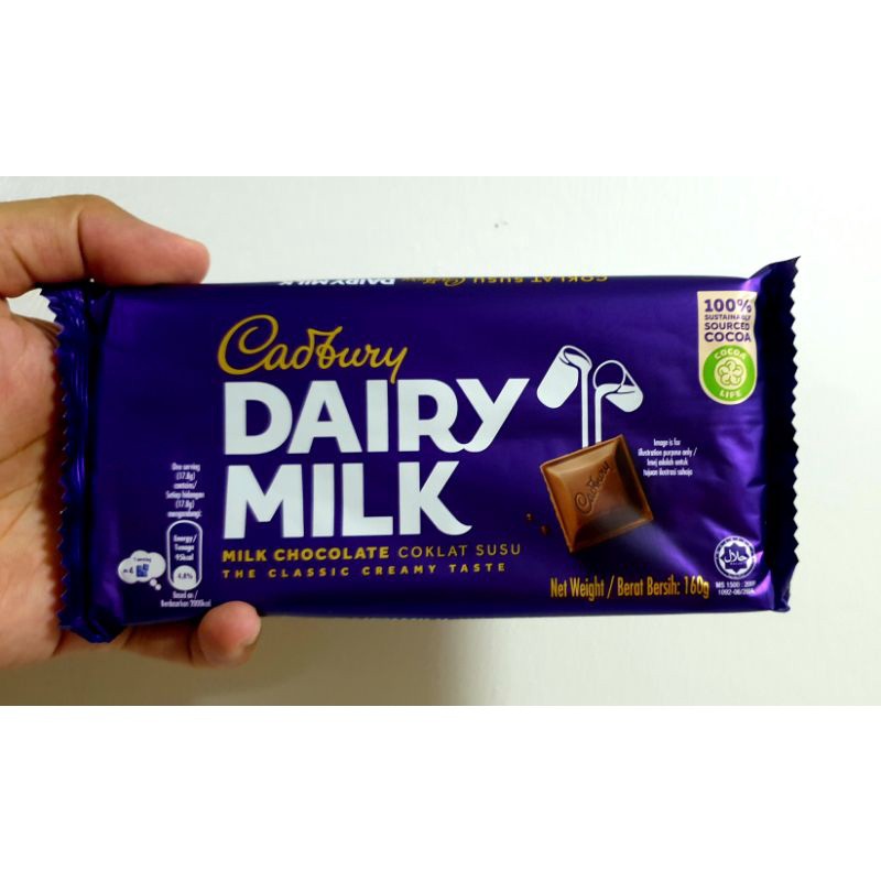 Bagong listahan ng produkto ORIGINAL Cadbury Dairy Milk 160g | Shopee ...