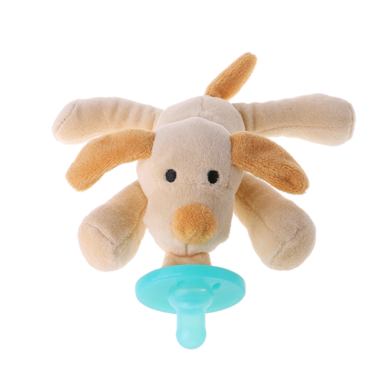 Mary Animal Baby Nipple Infant Wubbanub Silicone Pacifiers with Cuddly
