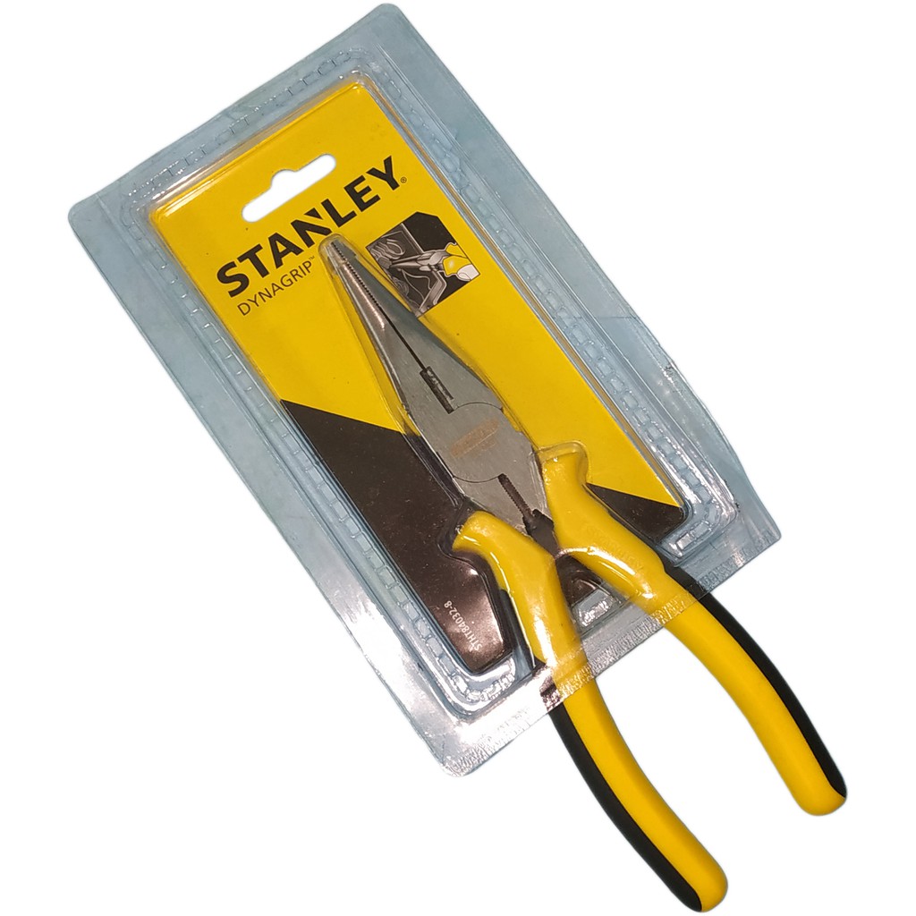 ORIGINAL STANLEY LONG NOSE PLIER 6" DYNAGRIP STHT840318 PLIERS