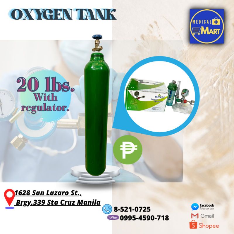 Oxygen Tank 20LBS with content/refill Shopee Philippines