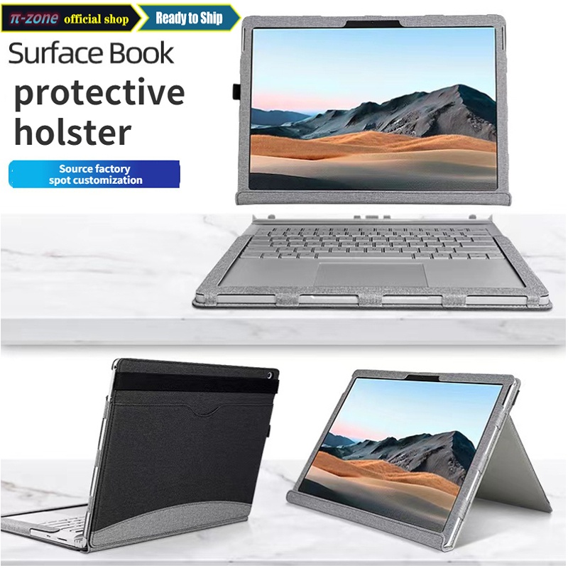 Briefcase Leather Case for Microsoft Surface Book 1/2/3 Protective
