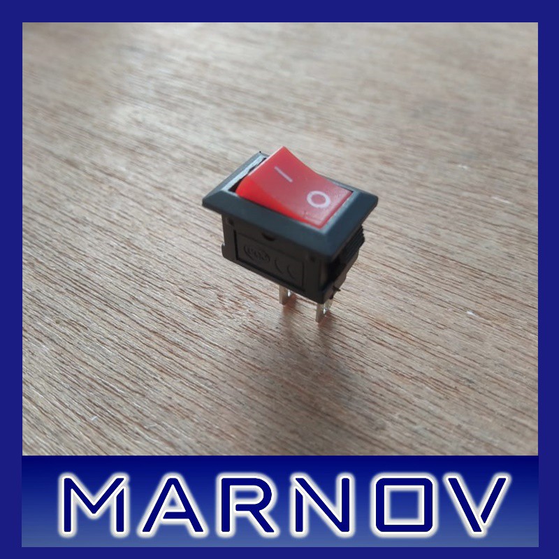 MERAH Rocker Switch Red Switch 2Pin Box | Shopee Philippines