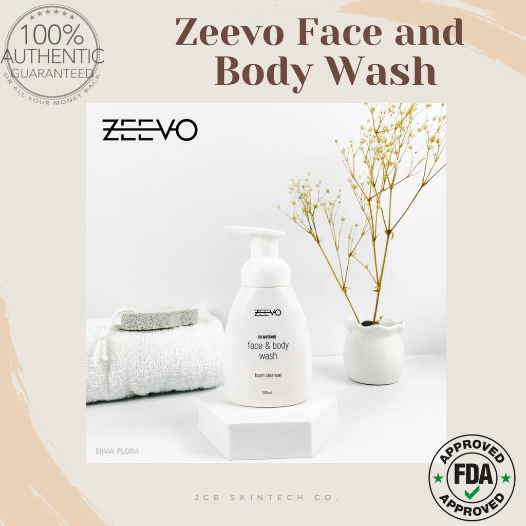 ZEEVO 10x Whitening Kojic Face & Body Wash (AUTHENTIC) Shopee Philippines