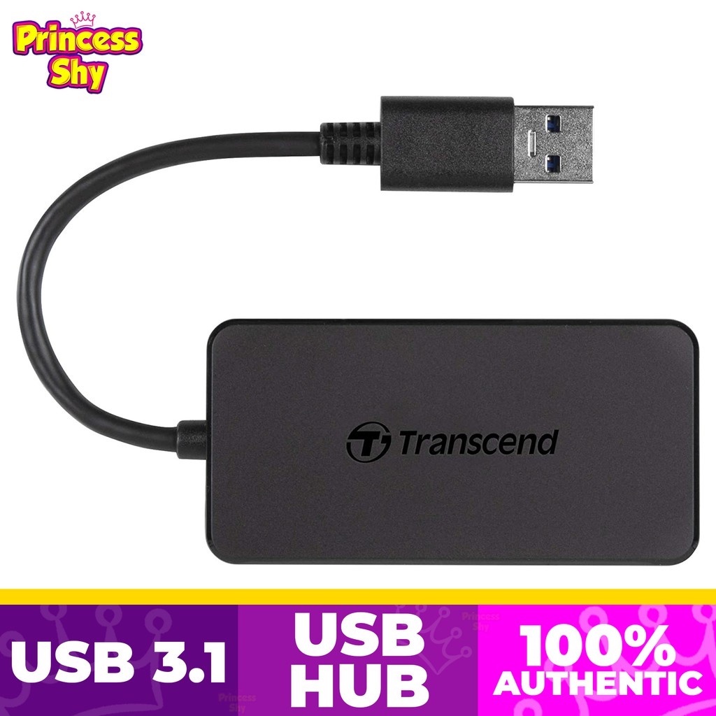 Transcend TS-HUB2K 4 Ports HUB2 USB 3.1 Hub | Shopee Philippines