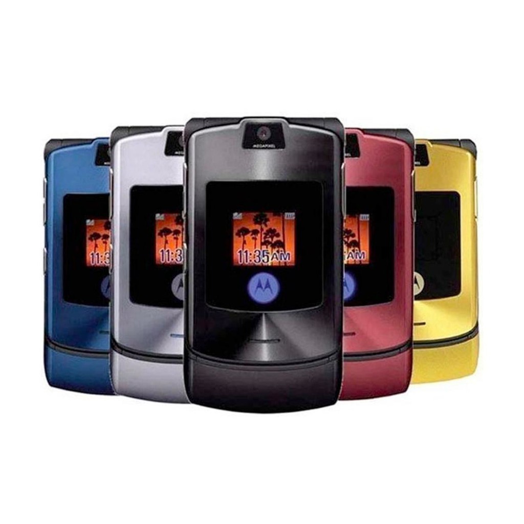Motorola V3i Colorful Flip Mobile Phone Original Full Set Shopee