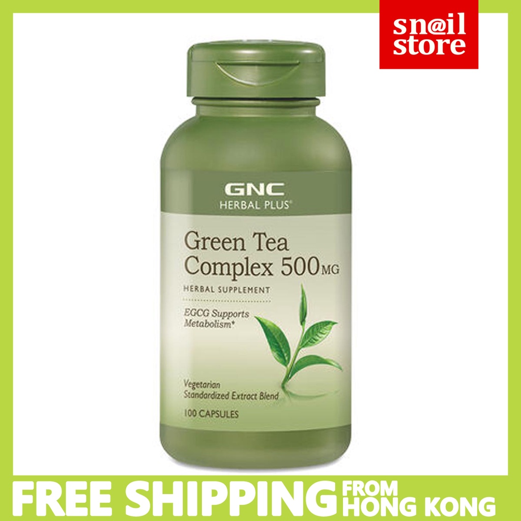 GNC HERBAL PLUS Standardized Green Tea Complex (100 vegetarian capsules