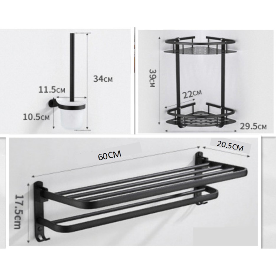 Babies Kong No Drilling Space Aluminum Wall Mounted Shower Shelf