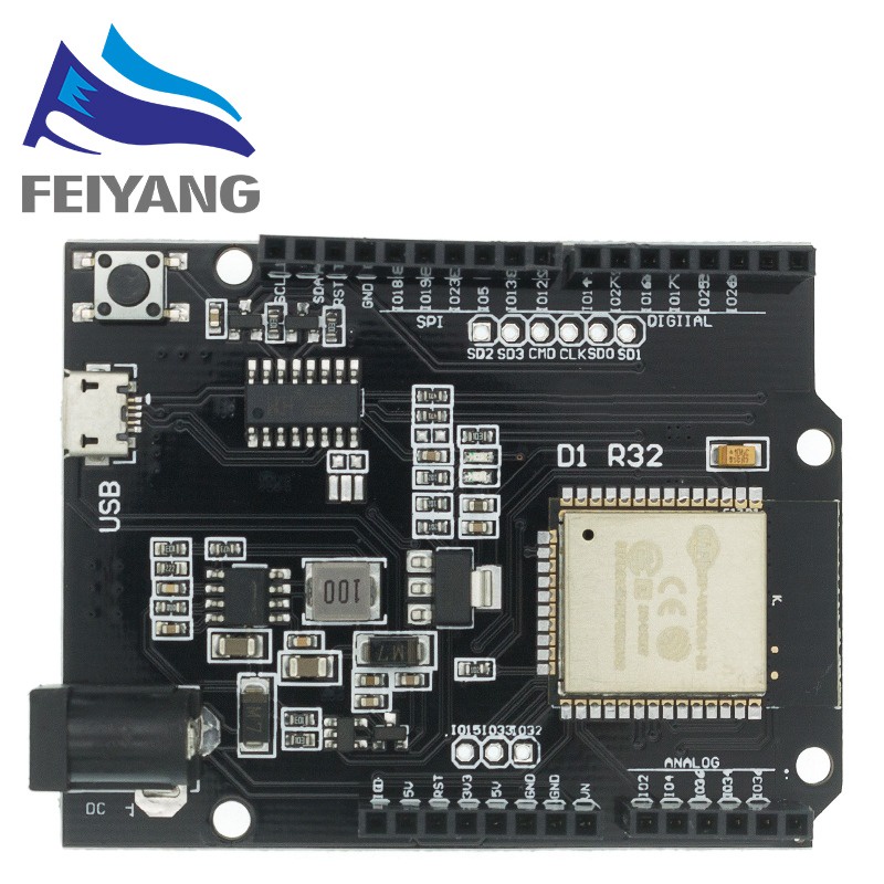 ESP32 For Wemos D1 Mini For Arduino UNO R3 D1 R32 WIFI Wireless ...