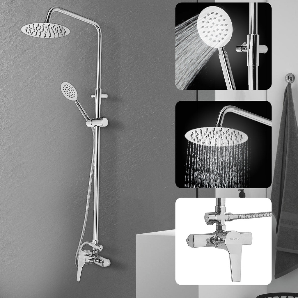 Copper Thermostatic Shower Set Hot&Cold Shower Faucet Rain Shower Set