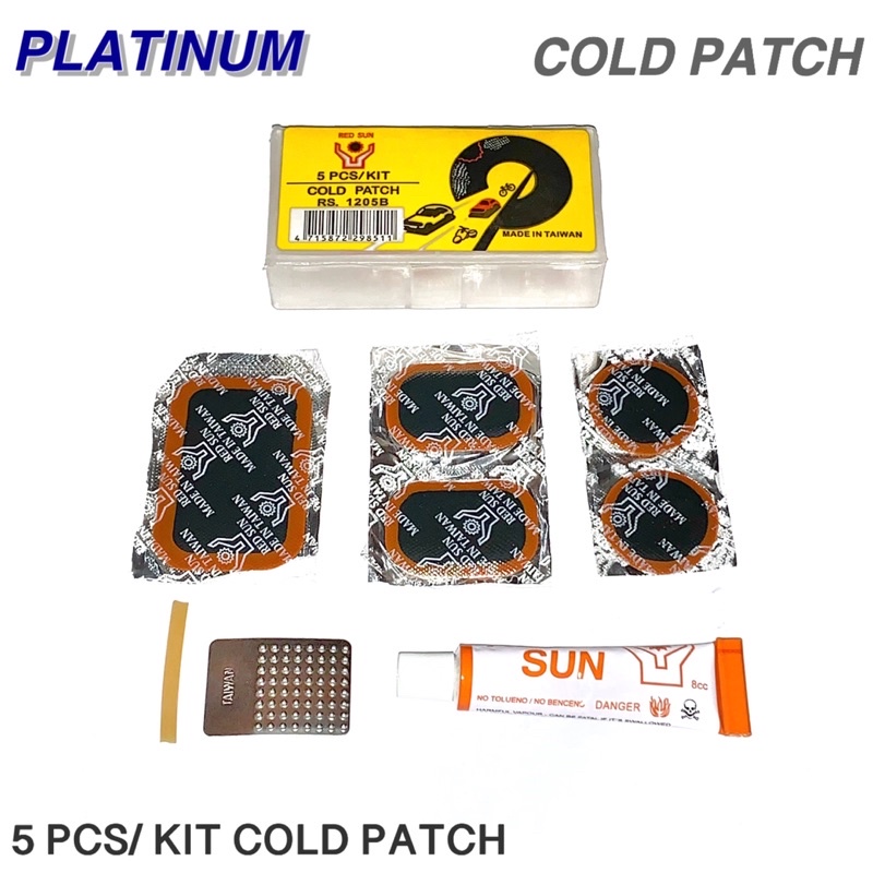 DIY Cold Patch For Tire Vulcanizing Repair Kit Motorcycles, Cars