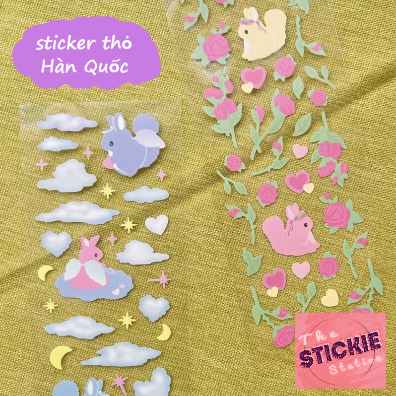 Toploader Decorative Korean Style Rabbit Sticker - Notebook and Journal ...