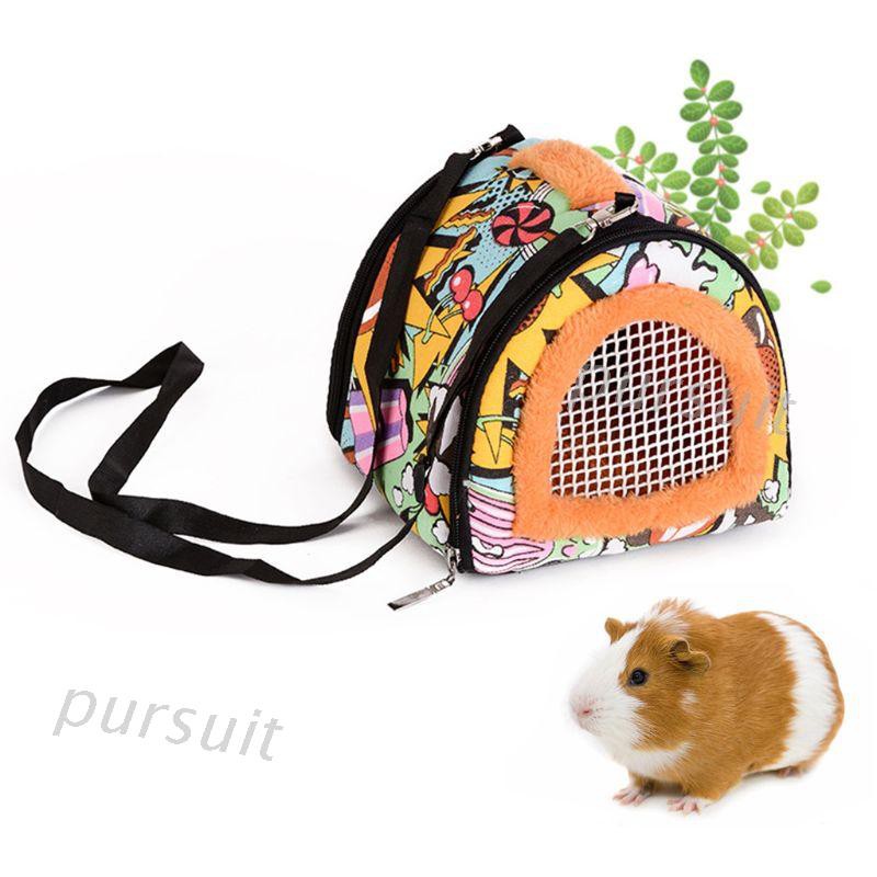 Portable Small Pet Travel Bag Hamster Carrier Breathable Outdoor Hedgehog Bag Shopee Philippines